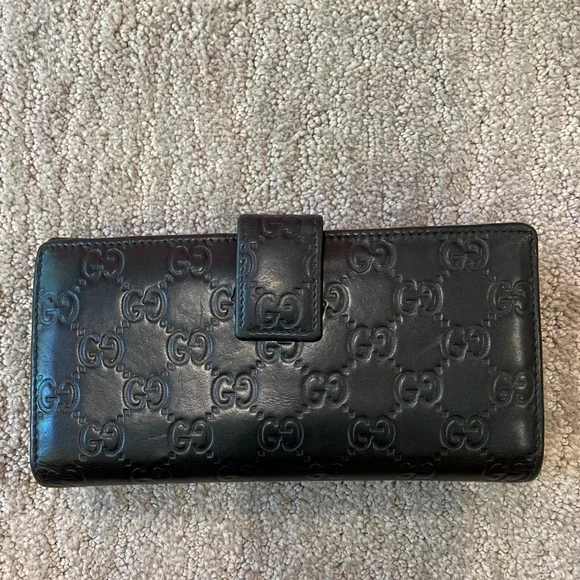 Gucci Guccissima Leather Continental Wallet - Picture 2 of 11